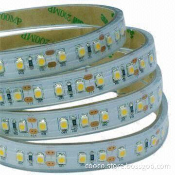 Waterproof Flexible LED Strip Lights with 12 to 24V DC Input Voltages, Available in Various Colors